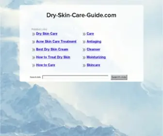 DRY-Skin-Care-Guide.com(DRY Skin Care Guide) Screenshot