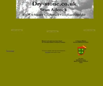 DRY-Stone.co.uk(Dry stone walling and stone masonry) Screenshot