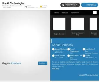 Dryairdesiccant.co.in(Shipping Container Desiccants) Screenshot