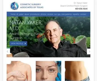 Dryaker.com(Plano Plastic Surgery) Screenshot