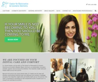 Dryazdan.com(Center for Reconstructive & Cosmetic Dentistry) Screenshot