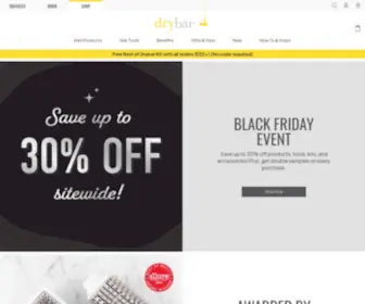 DRybar.com(Premium Hair Care Created for the Perfect Blowout) Screenshot