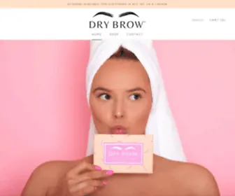 DRYbrow.com.au(Eyebrow Microblading Aftercare Products) Screenshot