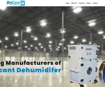 DRycareindia.com(Desiccant Dehumidifier Manufacturers in India) Screenshot