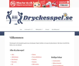 DRYckesspel.se(Välkommen) Screenshot