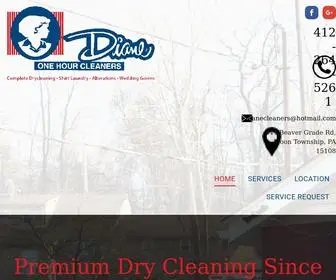 DRYcleanersmoontwp.com(Diane Cleaners Inc) Screenshot