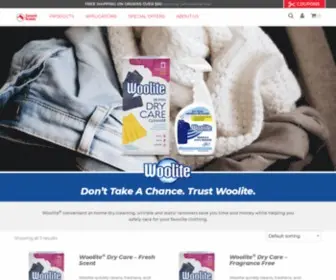 DRYcleanerssecret.com(Summit Brands) Screenshot