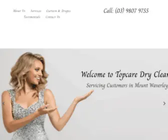 DRYcleaningwaverley.com.au(Topcare Dry Cleaning) Screenshot