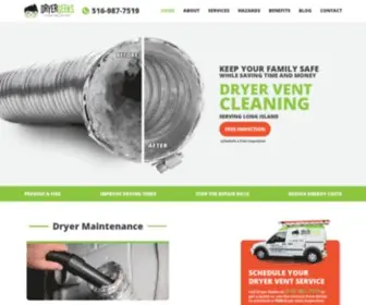 Dryergeeks.com(Dryer Vent Cleaning & Repair Services) Screenshot