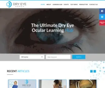 Dryeyecoach.com(Dry Eye Coach) Screenshot