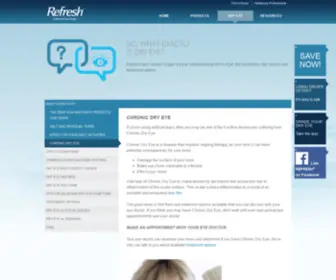 Dryeye.com(Refresh Brand) Screenshot