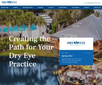 Dryeyeuniversity.com(Dry Eye Univeristy) Screenshot