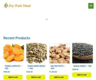 DRYfruitmaal.com(One of the best online shopping website for Dry Fruits) Screenshot