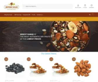 DRYfruitseller.com(Buy all dry fruits at one place online at dryfruit seller) Screenshot