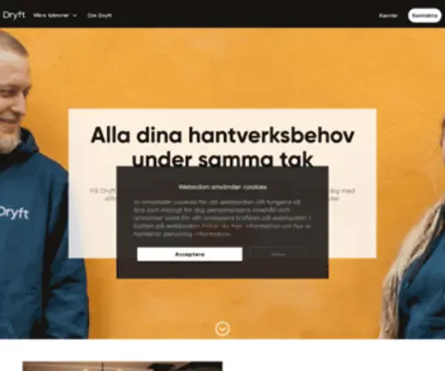 DRYFT.se(Alla hantverkstjänster under samma tak) Screenshot