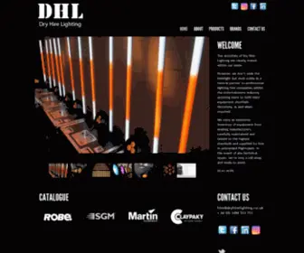 DRyhirelighting.co.uk(Dry Hire Lighting) Screenshot