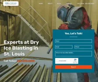 Dryiceblastingstlouis.com(Dry ice blasting) Screenshot