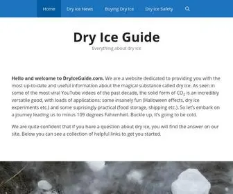 Dryiceguide.com(Dry Ice Guide) Screenshot