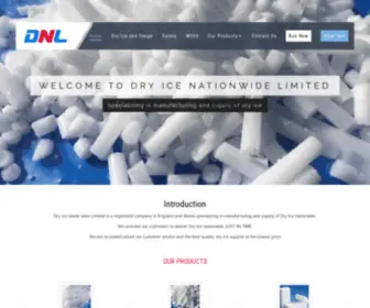 Dryicenationwide.co.uk(Dry Ice Nationwide Limited) Screenshot