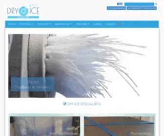 Dryiceplus.com(Dry Ice Experts) Screenshot