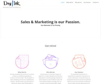 Dryinkgroup.com(Dry/Ink Group) Screenshot