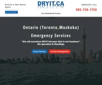 Dryit.ca(Restoration Company) Screenshot