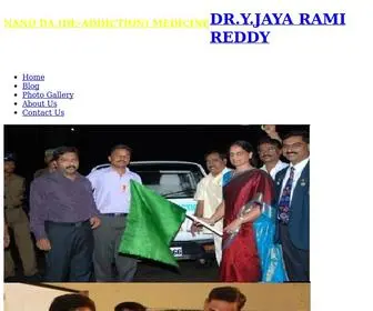 DRYJrdeaddictionclinic.com(DR.Y.JAYA RAMI REDDY) Screenshot