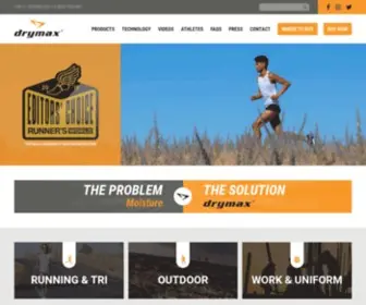 DRymaxsocks.com(Drymax Sports) Screenshot