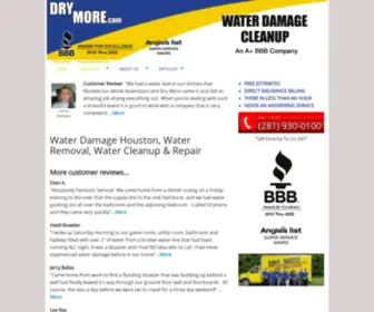 DRymore.com(Water Removal and Cleanup Company) Screenshot