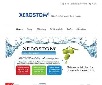 DRymouthsolution.com(Xerostom, Distributed by Practicon Inc) Screenshot