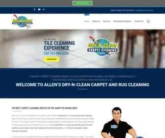 DRYNclean.com(Virginia Beach Carpet Cleaning) Screenshot