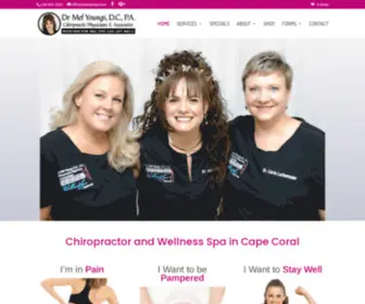Dryoungs.com(Cape Coral Chiropractor) Screenshot