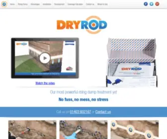 DRyrods.com(Dryrod Damp) Screenshot