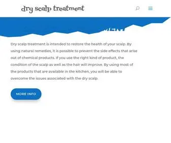 DRYscalptreatment.net(Dry Scalp Treatment) Screenshot