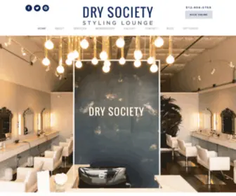 DRysocietystylinglounge.com(Dry Society Styling Lounge) Screenshot