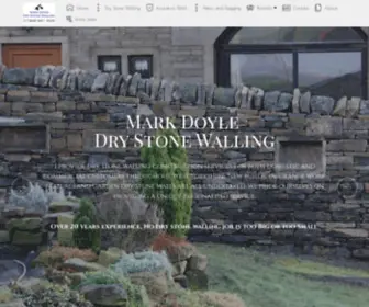 DRYstonewalling.net(Mark Doyle Dry Stone Walling Services In Calderdale and West Yorkshire) Screenshot