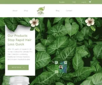 Dryusformula.com(Natural Traditional Chinese Medicine for Hair Loss) Screenshot