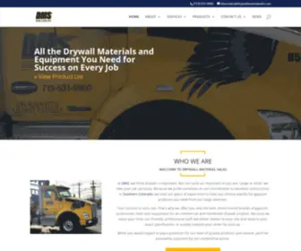 DRywallmaterialsales.com(Drywall Material Sales) Screenshot