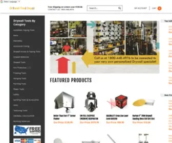 DRywalltooldepot.com(Drywall Tools Superstore) Screenshot