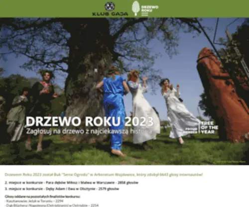 Drzeworoku.pl(Konkurs Drzewo Roku 2014) Screenshot