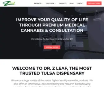 DRzleaf.com(Dr. Z Leaf) Screenshot