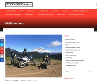 DRzrider.com(Dedicated to DRZ400 and Dual Sport Riders Everywhere) Screenshot