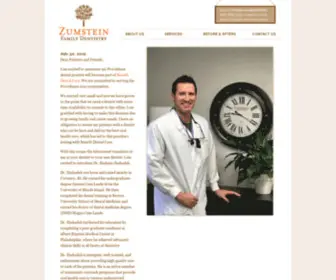 Drzumstein.com(Zumstein Family Dentistry) Screenshot