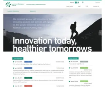 DS-Pharma.com(Sumitomo Dainippon Pharma) Screenshot