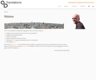 DS-Translations.at(Translations from English and Czech to German) Screenshot