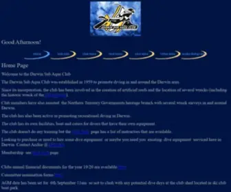 Dsac.com.au(Dive) Screenshot