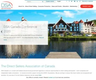 Dsa.ca(DSA of Canada) Screenshot