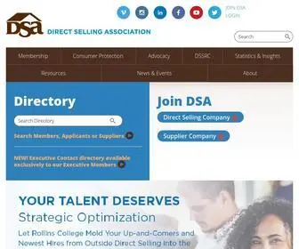Dsa.org(The Direct Selling Association) Screenshot