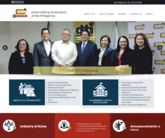 Dsap.ph(Direct Selling Association of the Philippines (DSAP)) Screenshot