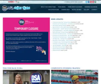 Dsaswimteam.com(The DSA Pathway for the Squad Programs aims at preparing students for competitive levels which) Screenshot